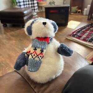 Boyds Bears T.J.'s Best Dressed Fritzle Farklefrost Snowman Plush